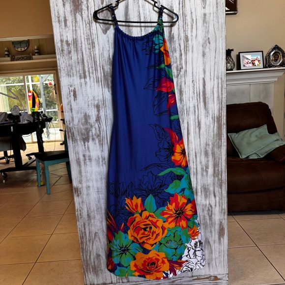 Lemmie for Nina Leonard Long Maxi Floral Dress‎ READ - Picture 6 of 7